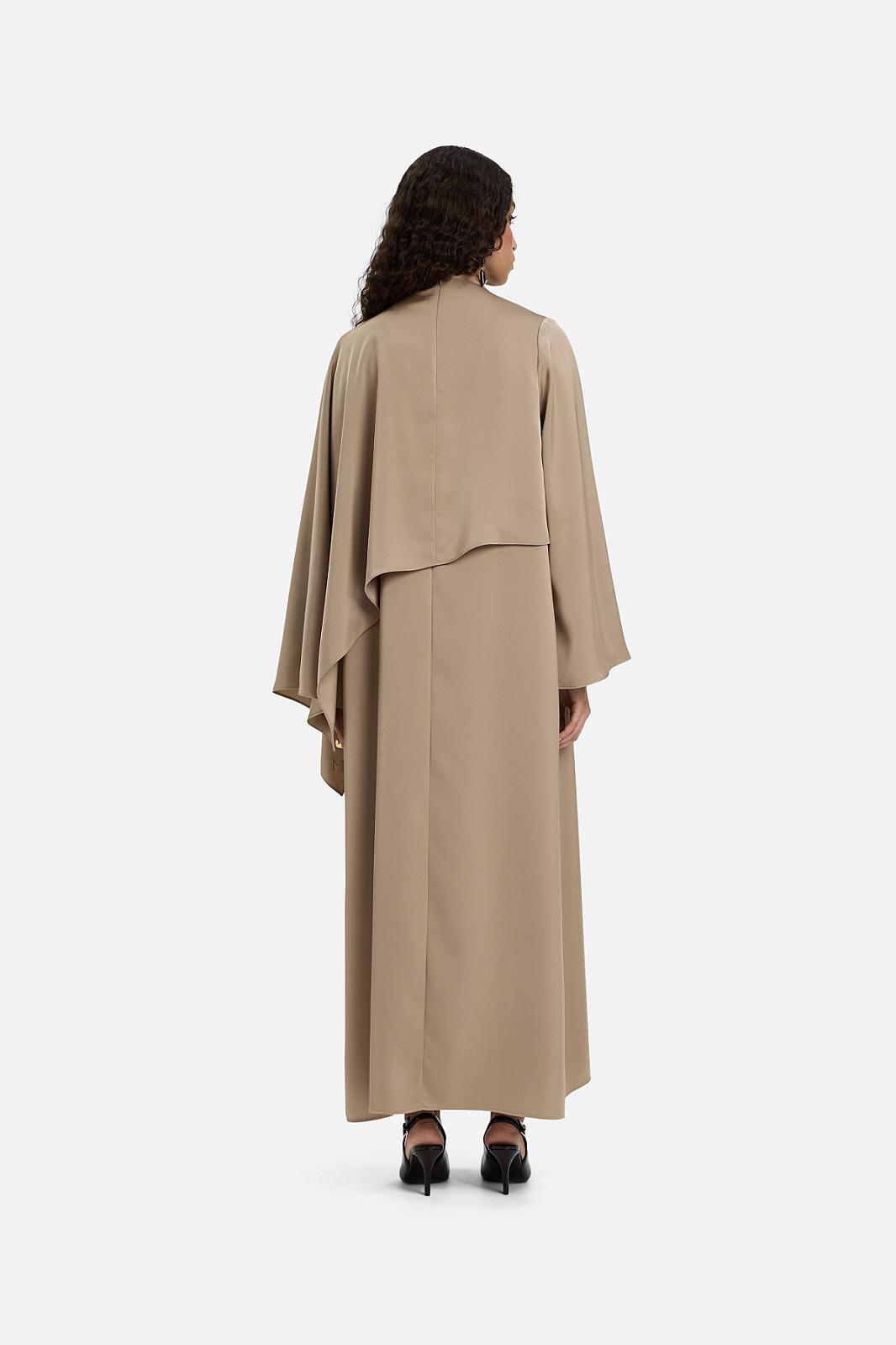 Asymmetric Cape Dress