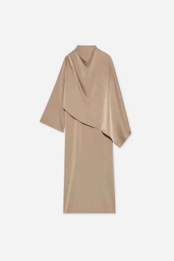 Asymmetric Cape Dress