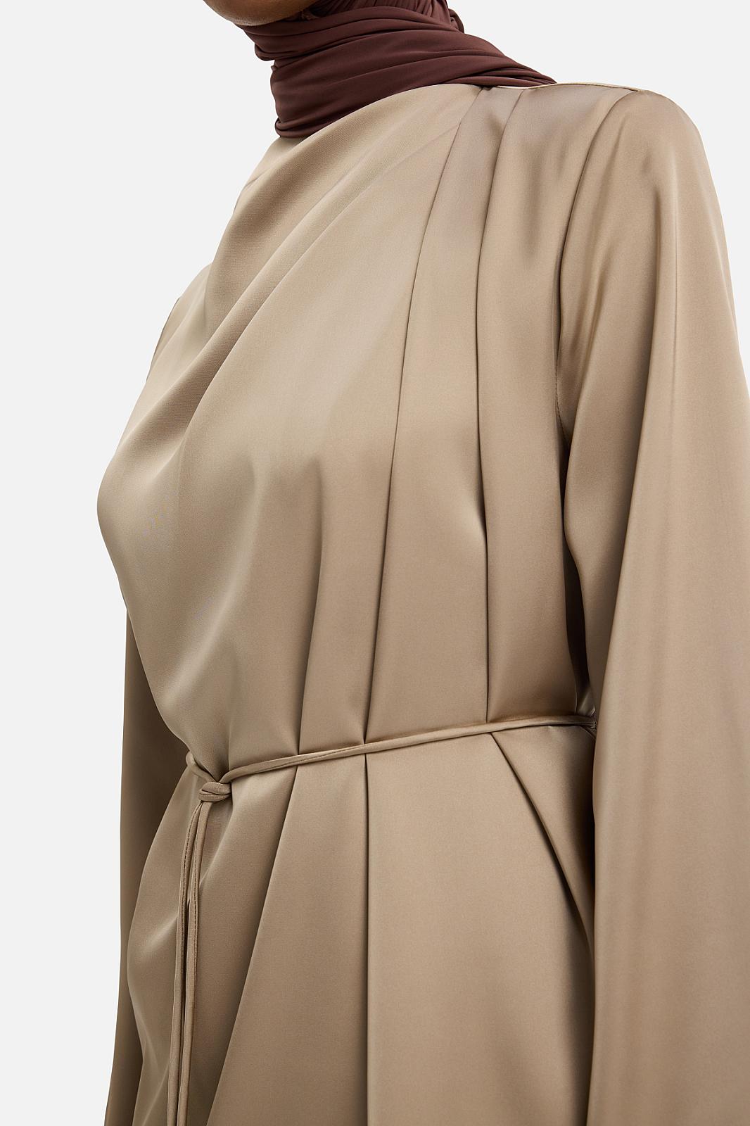 Asymmetric Pleat Blouse