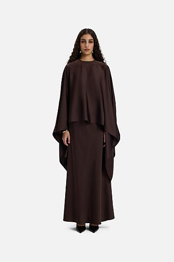 Asymmetric Cape Blouse