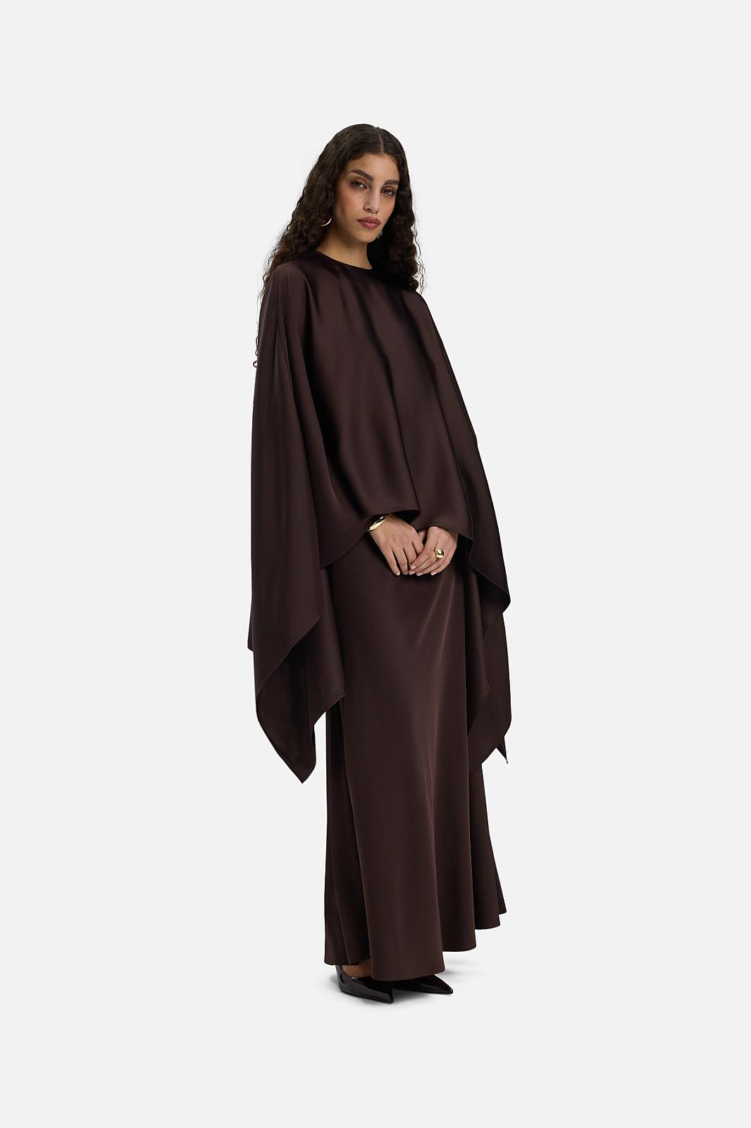 Asymmetric Cape Blouse