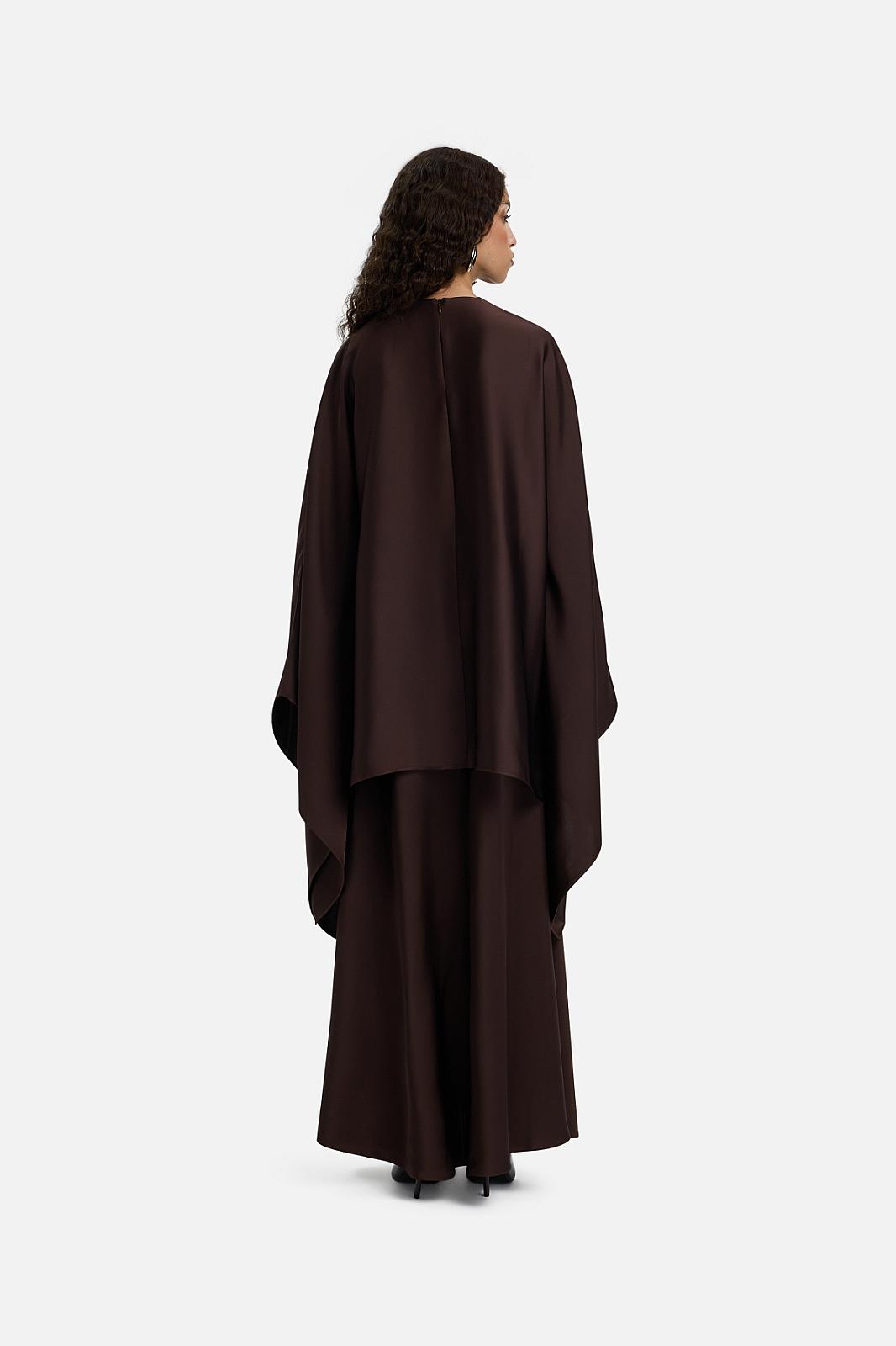 Asymmetric Cape Blouse