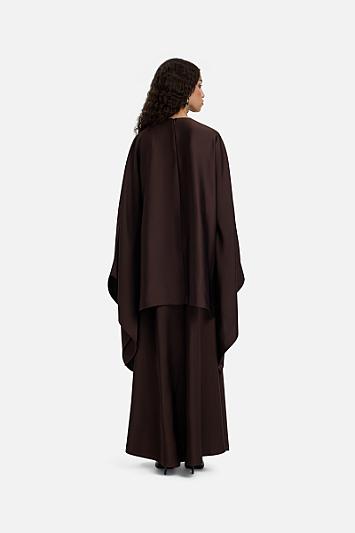 Asymmetric Cape Blouse