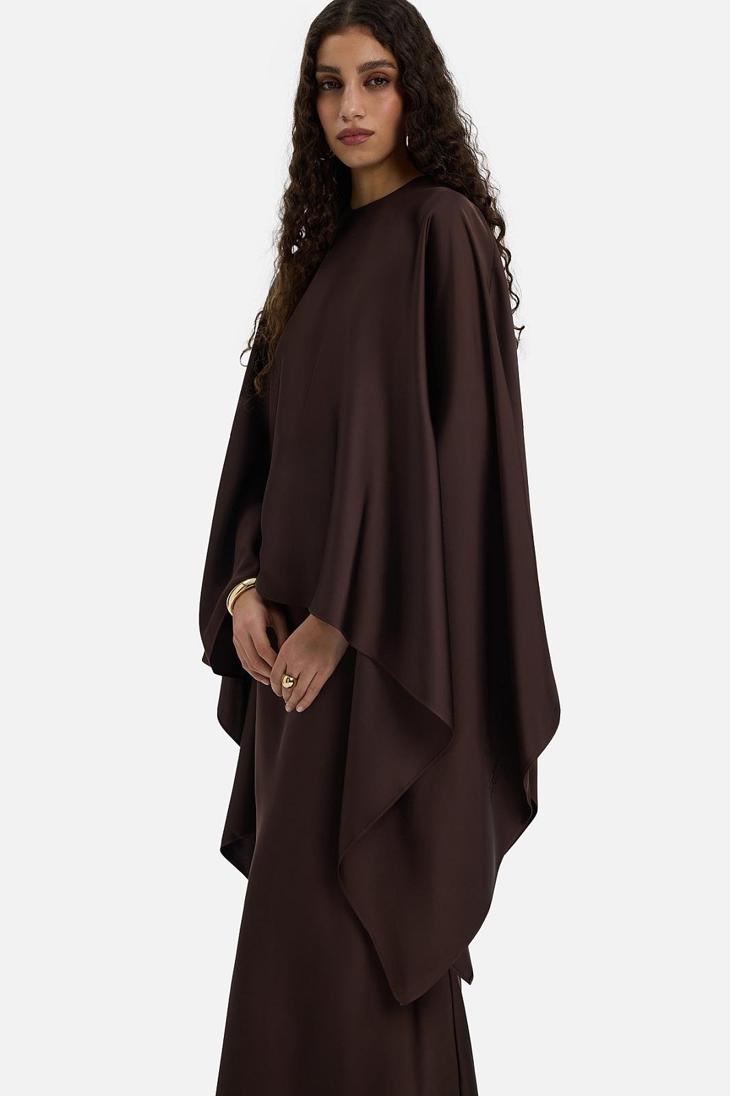 Asymmetric Cape Blouse