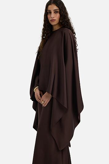 Asymmetric Cape Blouse
