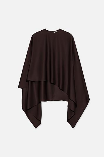 Asymmetric Cape Blouse
