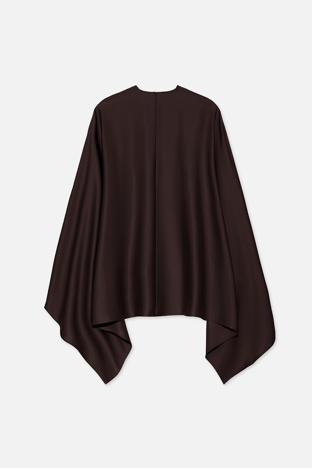 Asymmetric Cape Blouse