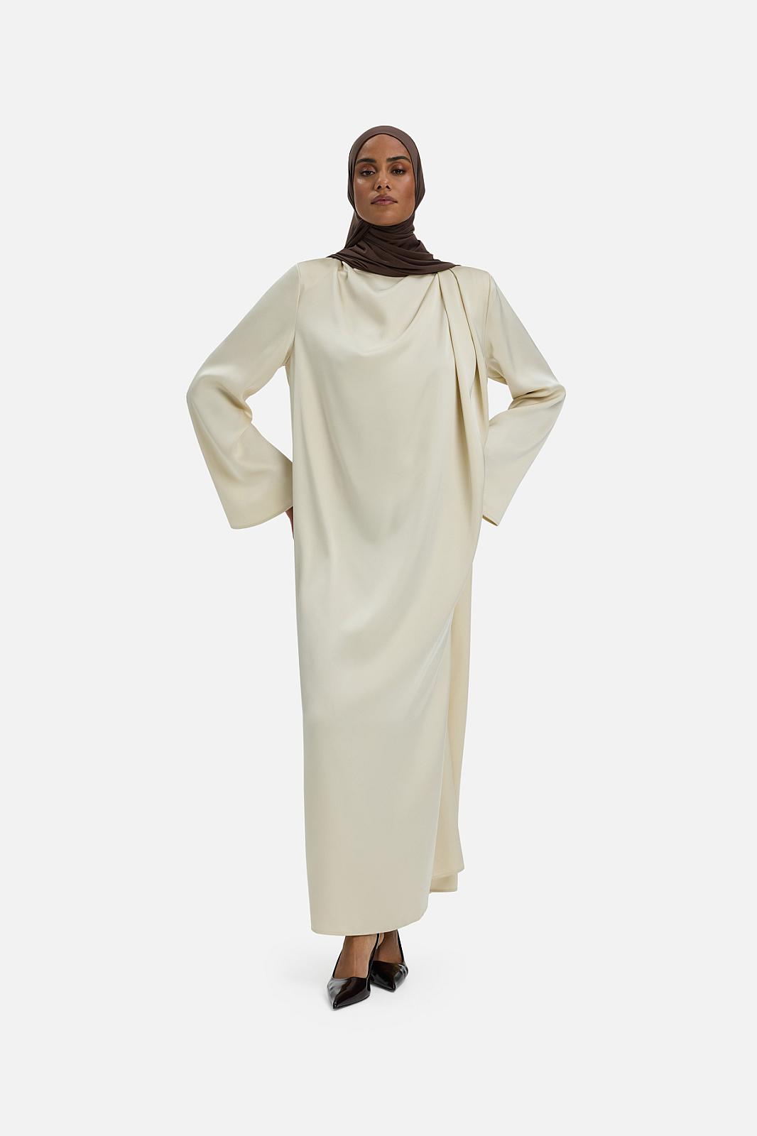 Asymmetric Drape Dress Regular