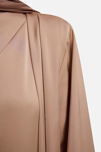 Asymmetric Drape Dress Short