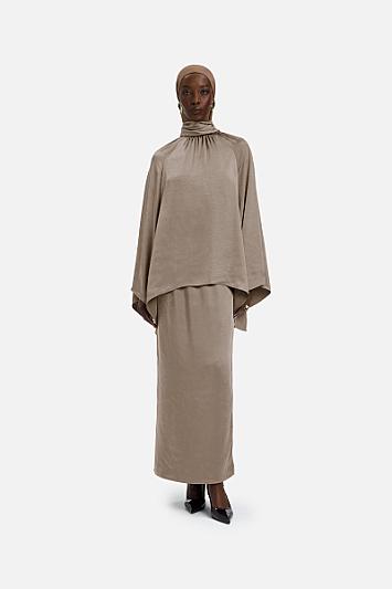 Volume Sleeve Blouse
