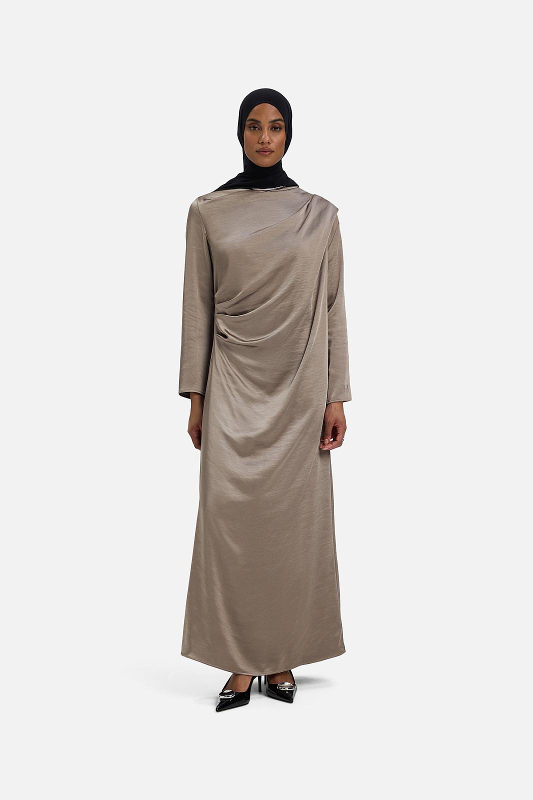 Shoulder Drape Dress