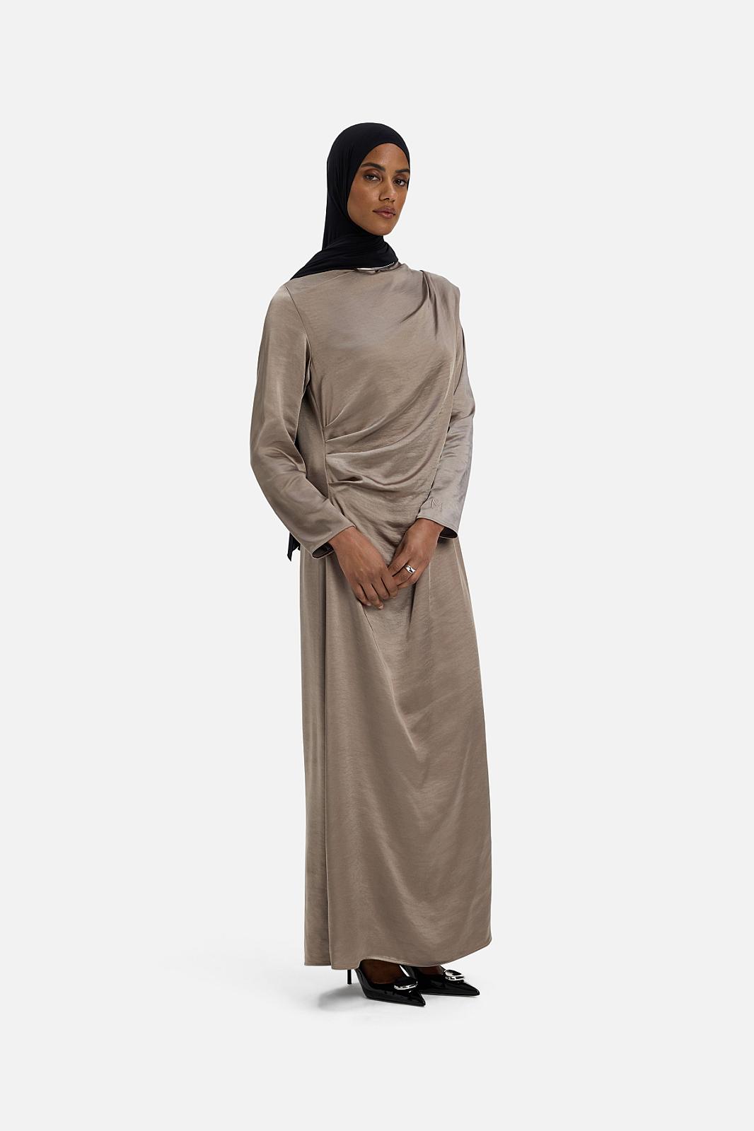 Shoulder Drape Dress