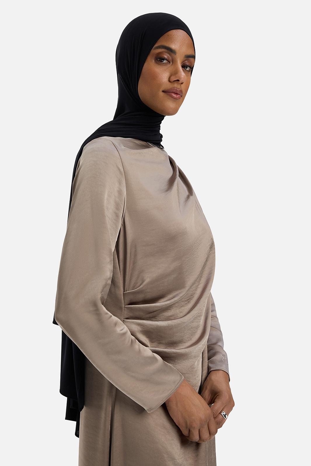 Shoulder Drape Dress