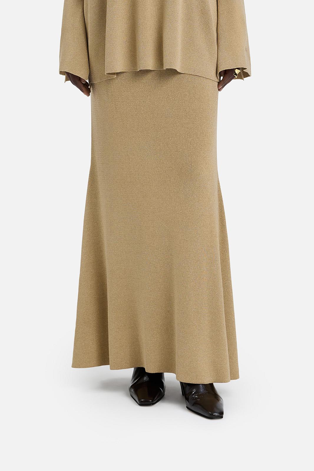 Gilded Knit Skirt