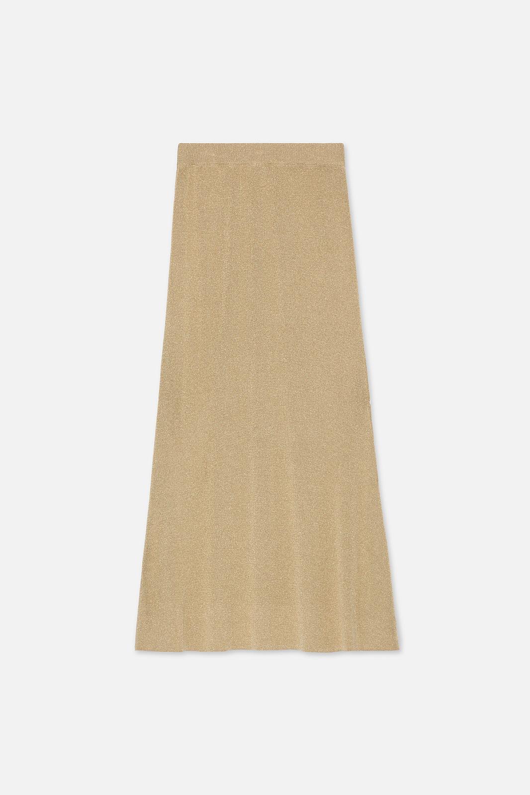 Gilded Knit Skirt