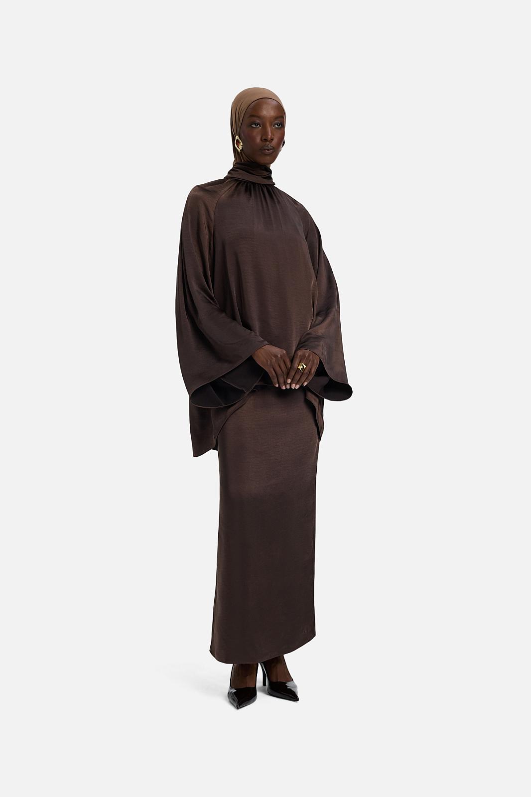 Volume Pleat Skirt
