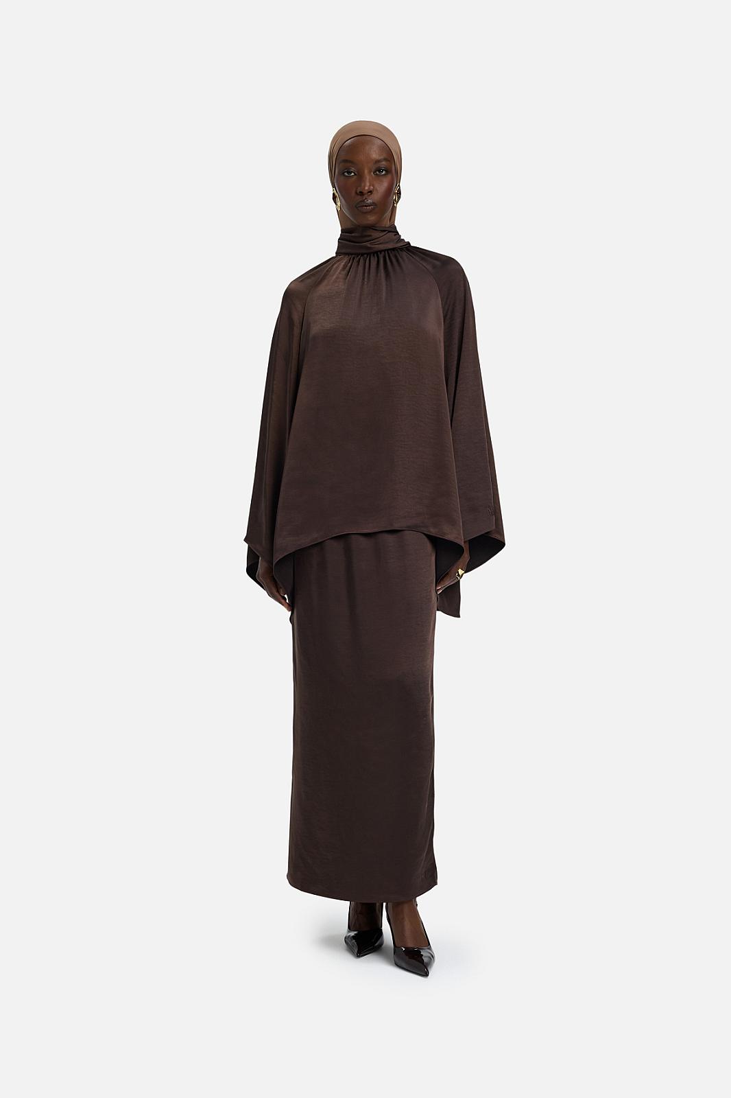 Volume Pleat Skirt