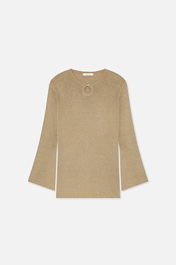 Gilded Knit Top
