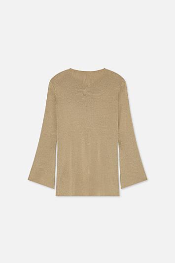 Gilded Knit Top