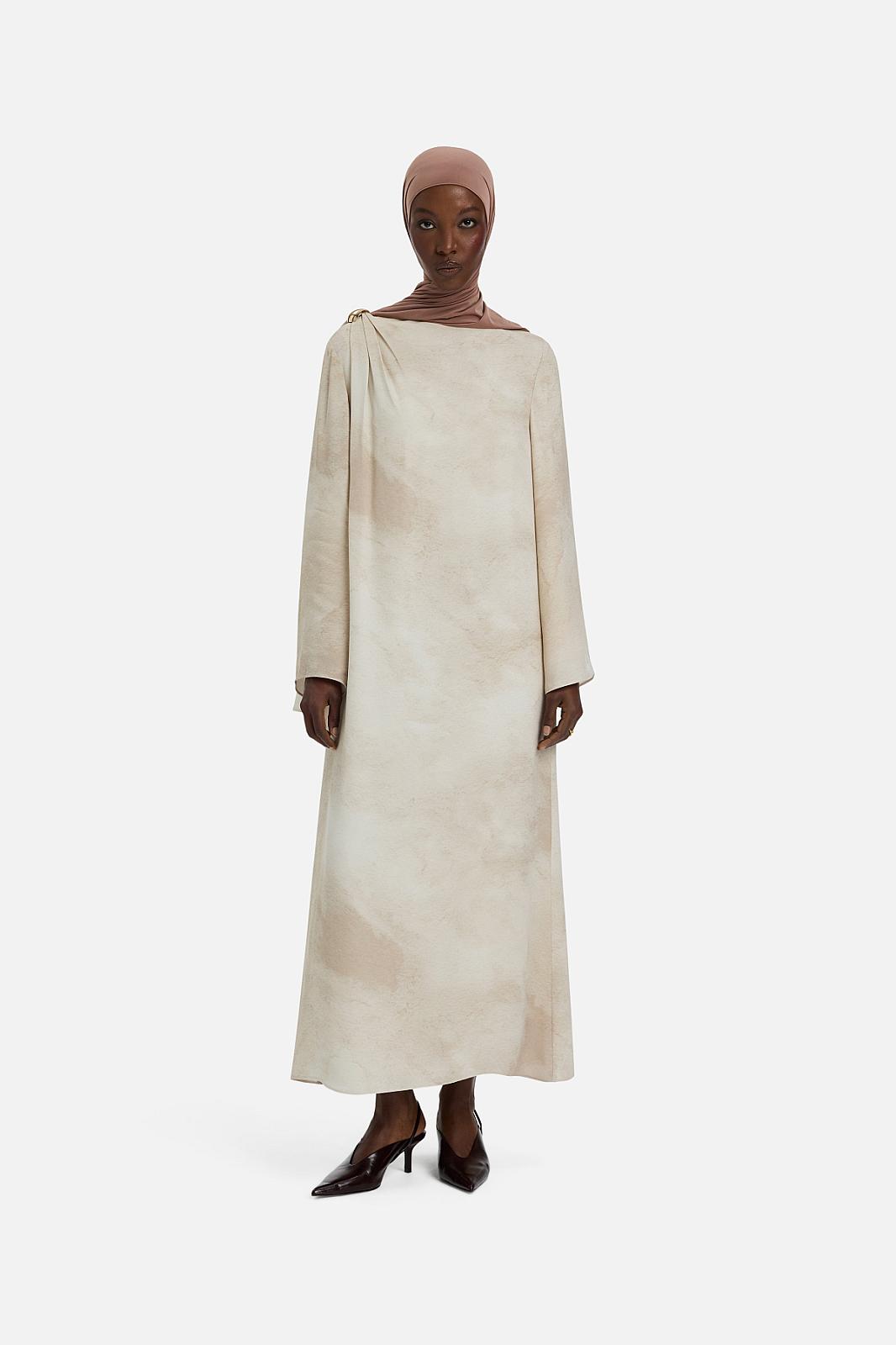Detailed Shoulder Dress
