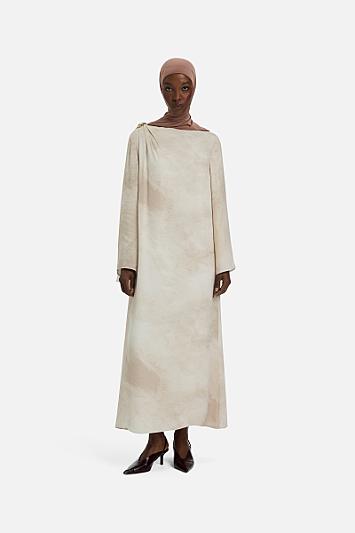 Detailed Shoulder Dress