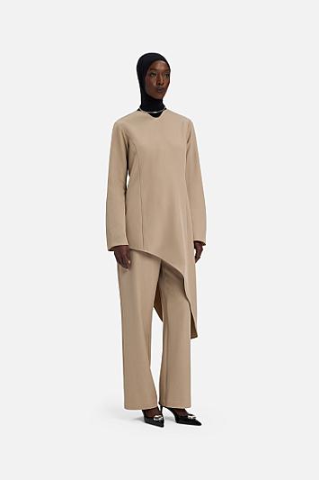 Soft Curved Tailored Top