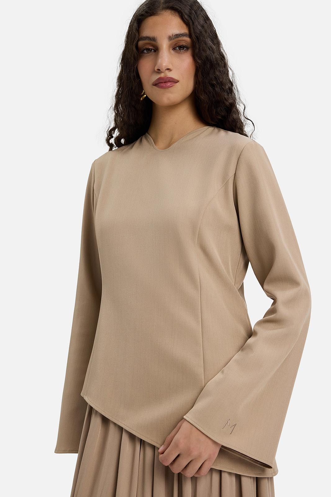 Soft Curved Tailored Dress