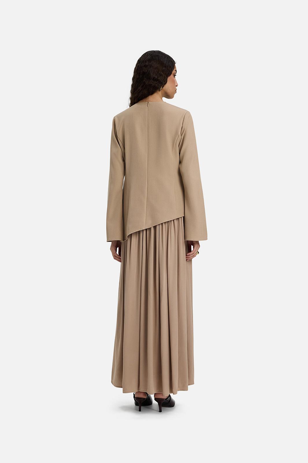 Soft Curved Tailored Dress