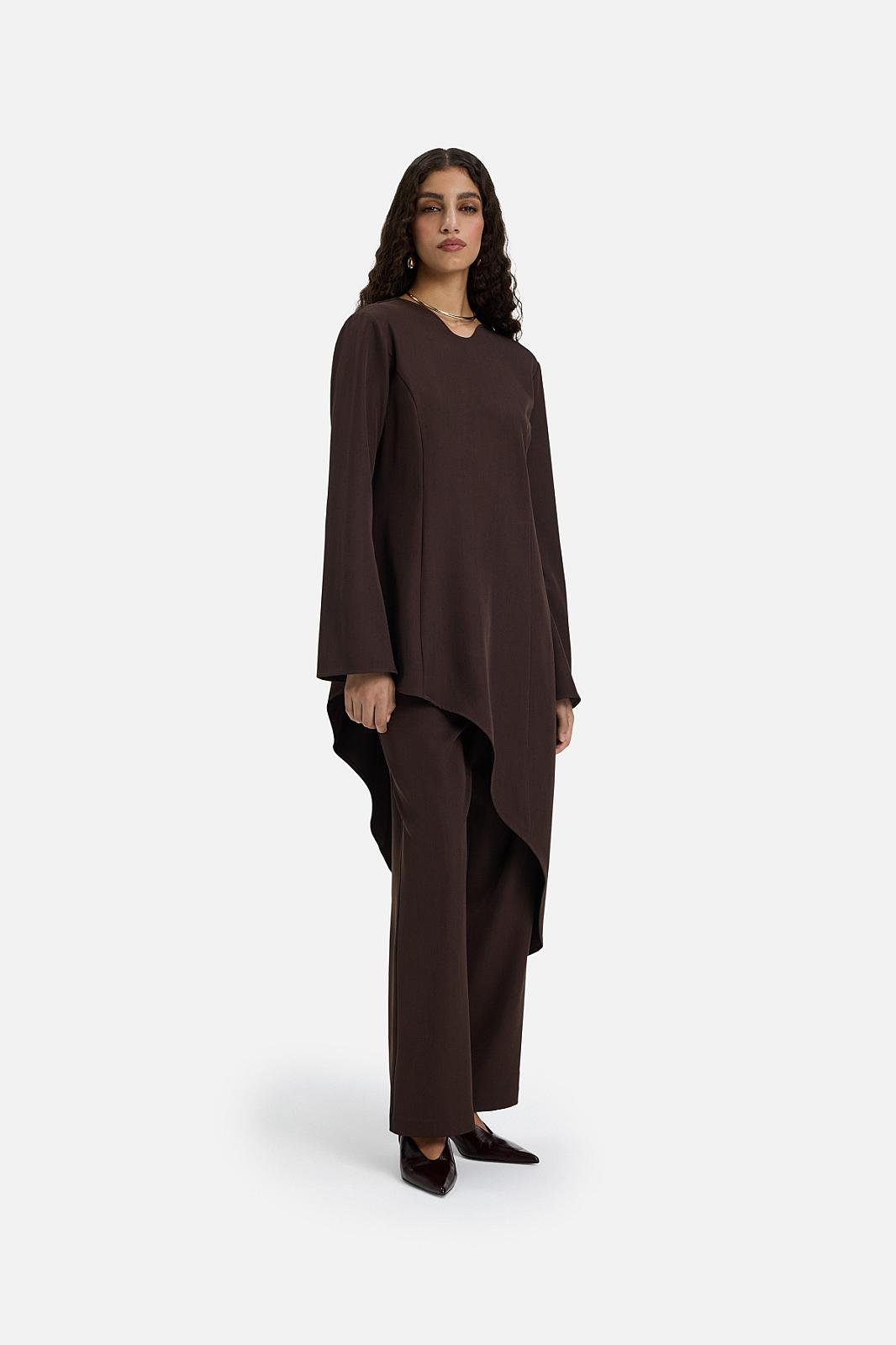 Straight Cut Tailored Pants
