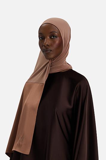 Structured Satin Edge Scarf