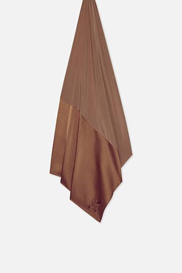 Structured Satin Edge Scarf