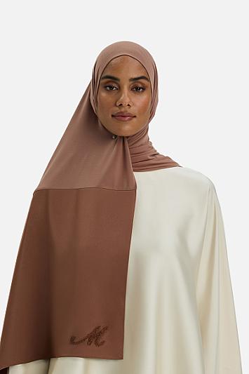 Logo Satin Edge Scarf Premium