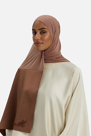 Logo Satin Edge Scarf Premium