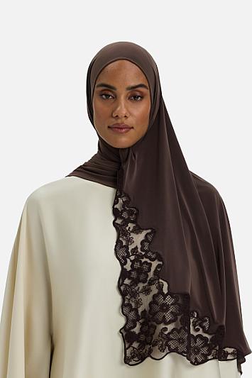 Lace Trim Scarf