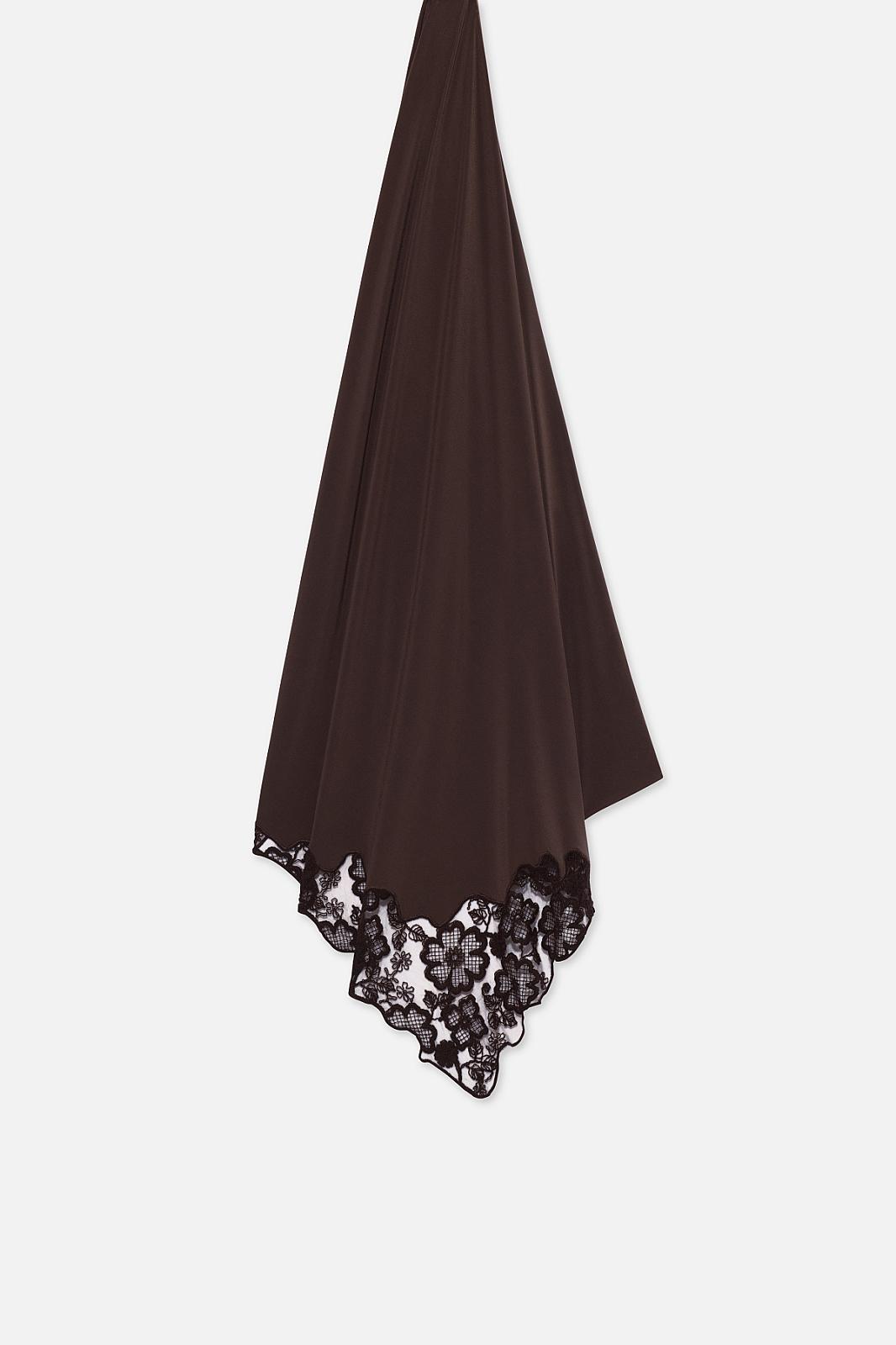 Lace Trim Scarf