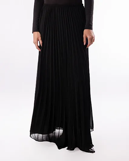 Signature Black Flowy Skirt