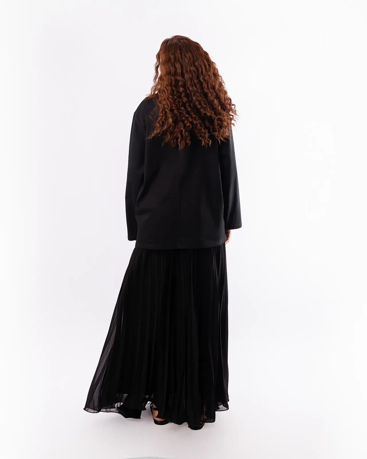 Signature Black Flowy Skirt