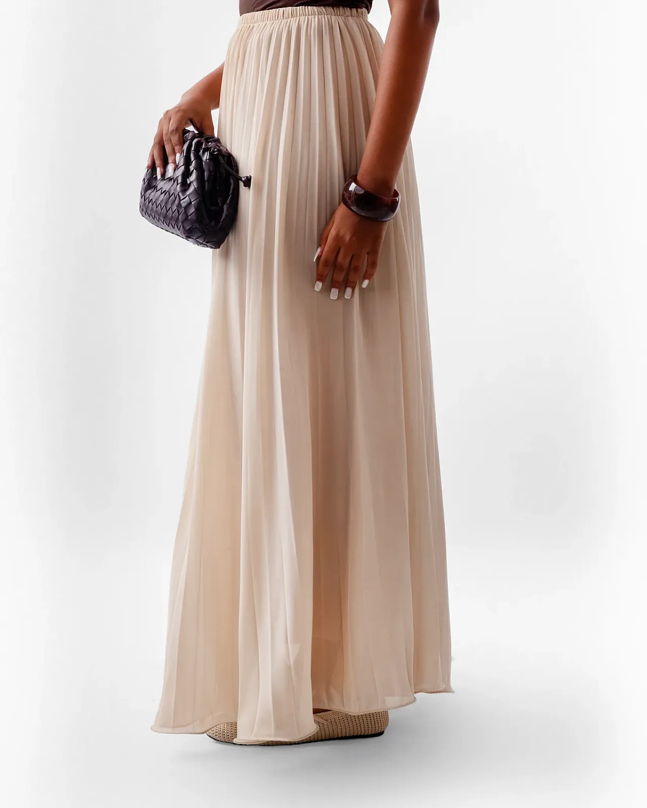 Oyster Flowy Skirt
