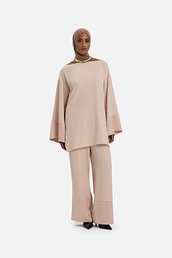 Satin Trim Blouse