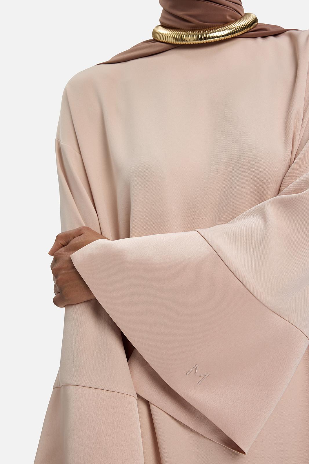 Satin Trim Blouse