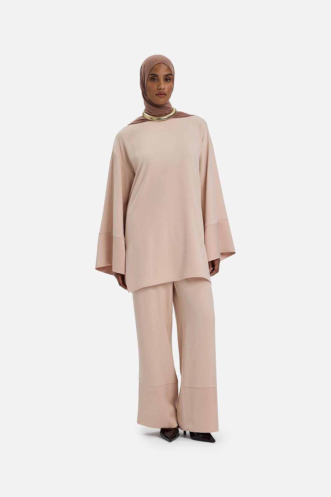 Satin Trim Trouser