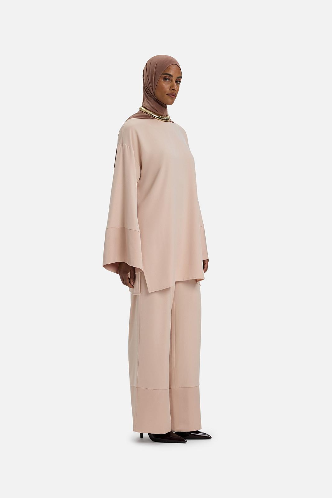 Satin Trim Trouser