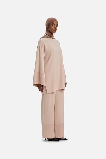 Satin Trim Trouser
