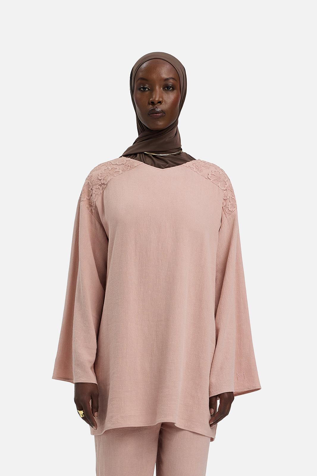 Lace Trim Top