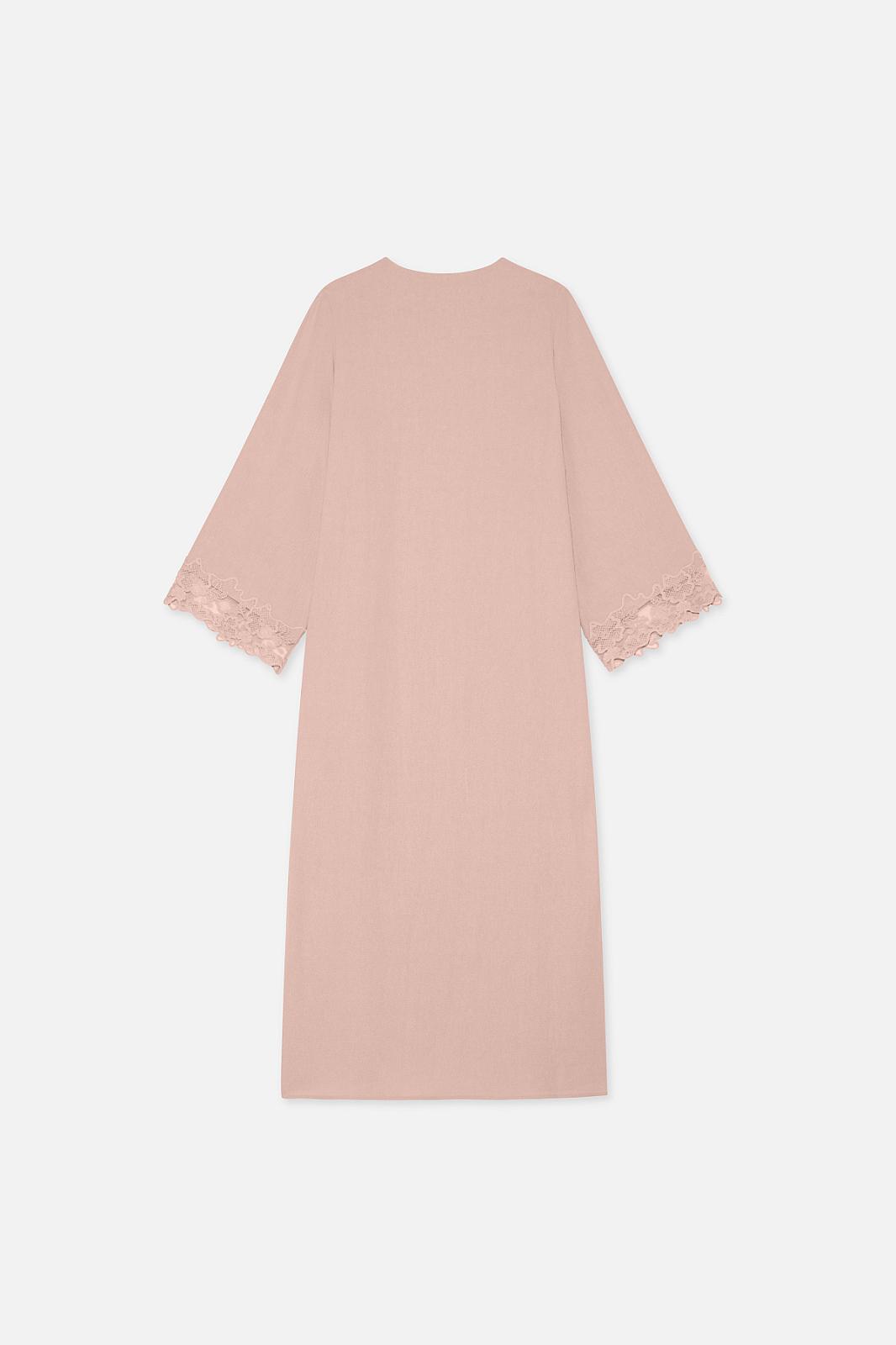 Lace Trim Abaya